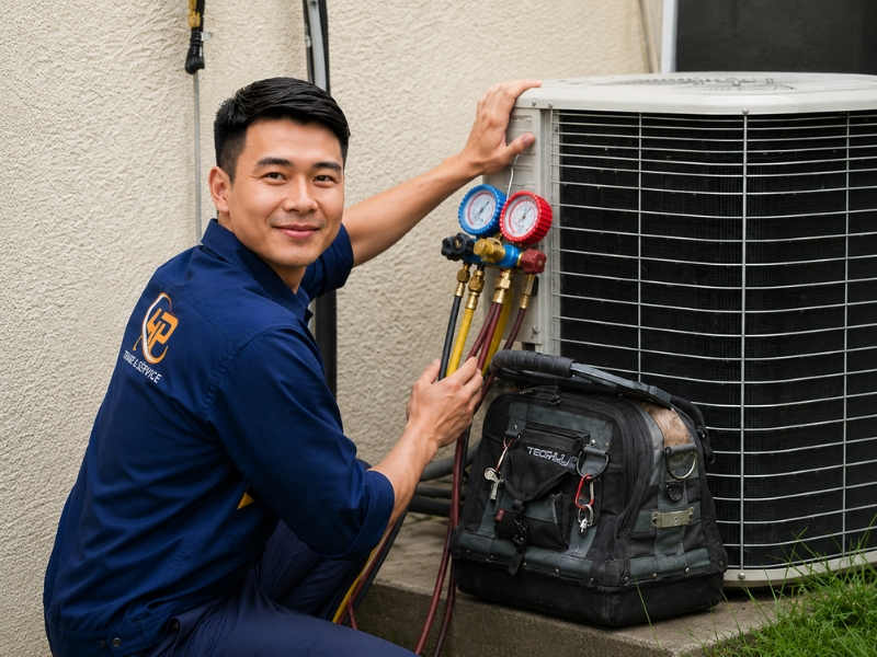 Bơm Gas Máy Lạnh Tại Nhà TPHCM — Đúng Áp Suất, Bảo Hành 6 Tháng — Điện Lạnh Hưng Phú TPHCM