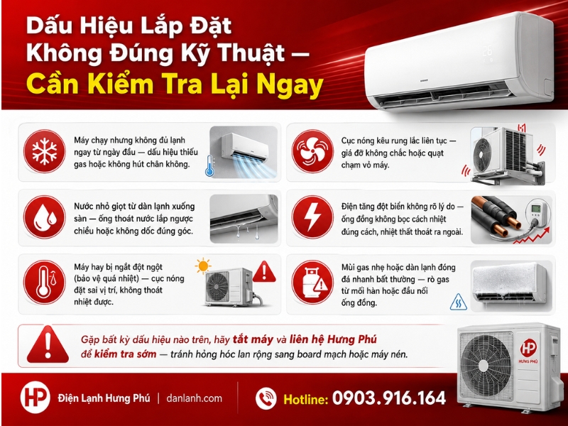 Dịch vụ lắp đặt điều hòa tại nhà TPHCM — Điện Lạnh Hưng Phú