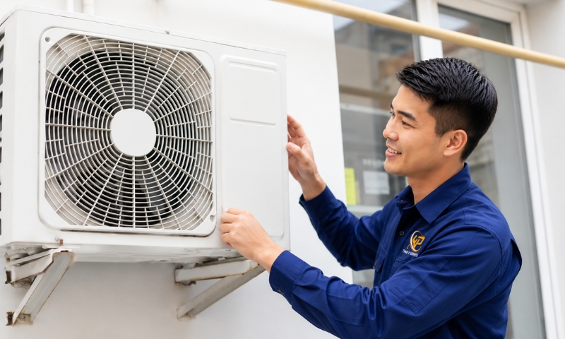 Lắp đặt điều hòa máy lạnh mới tại nhà TPHCM