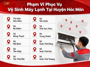 Vệ sinh máy lạnh Hóc Môn tại nhà giá từ 180K - Điện Lạnh Hưng Phú